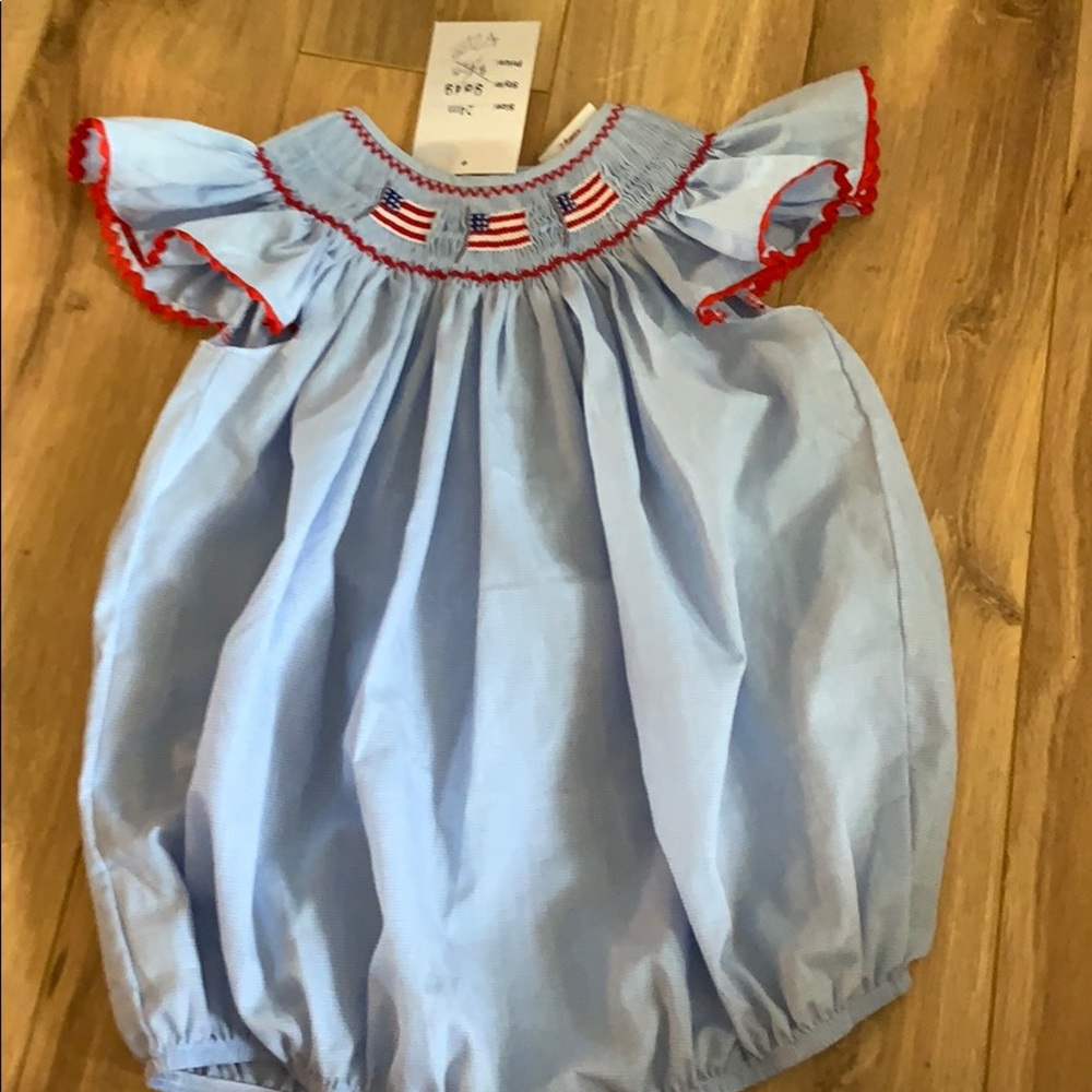 Mom & me American flag 4th of July bubble